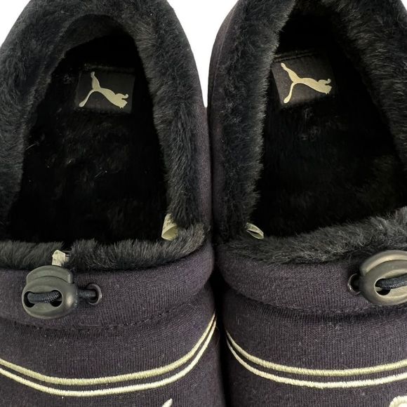 🔥NEW🔥 PUMA Tuff Faux Fur Lined Moccasin SLIPPERS WOMENS SIZE 10 - Picture 4 of 4